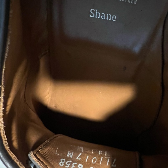 Allen Edmonds Gray Suede Wingtip Oxford Shoes, Sz. 12 3E (extra wide) - Picture 6 of 6